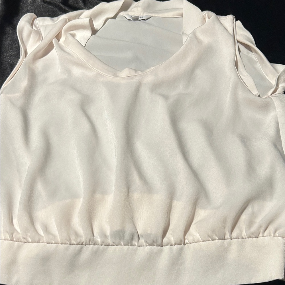 Express Cream Sleeveless Top